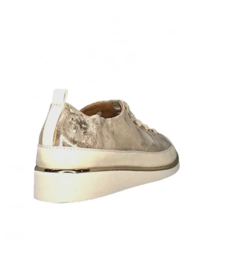 XSA 8010 Cuir Or Platino*Femme Baskets