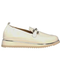 XSA 9853 Cuir Panna*Femme Mocassins