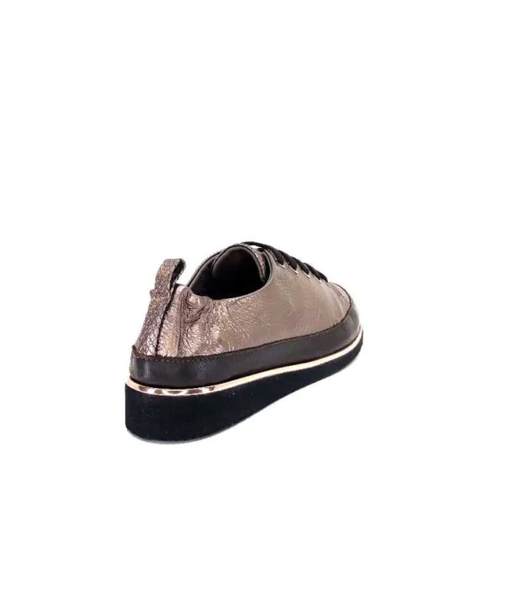 XSA 8010 Cuir Piton Bronze*Femme Baskets