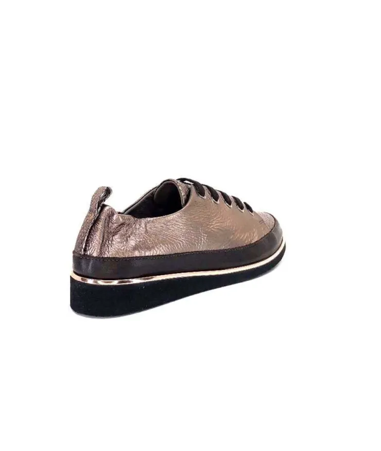 XSA 8010 Cuir Piton Bronze*Femme Baskets