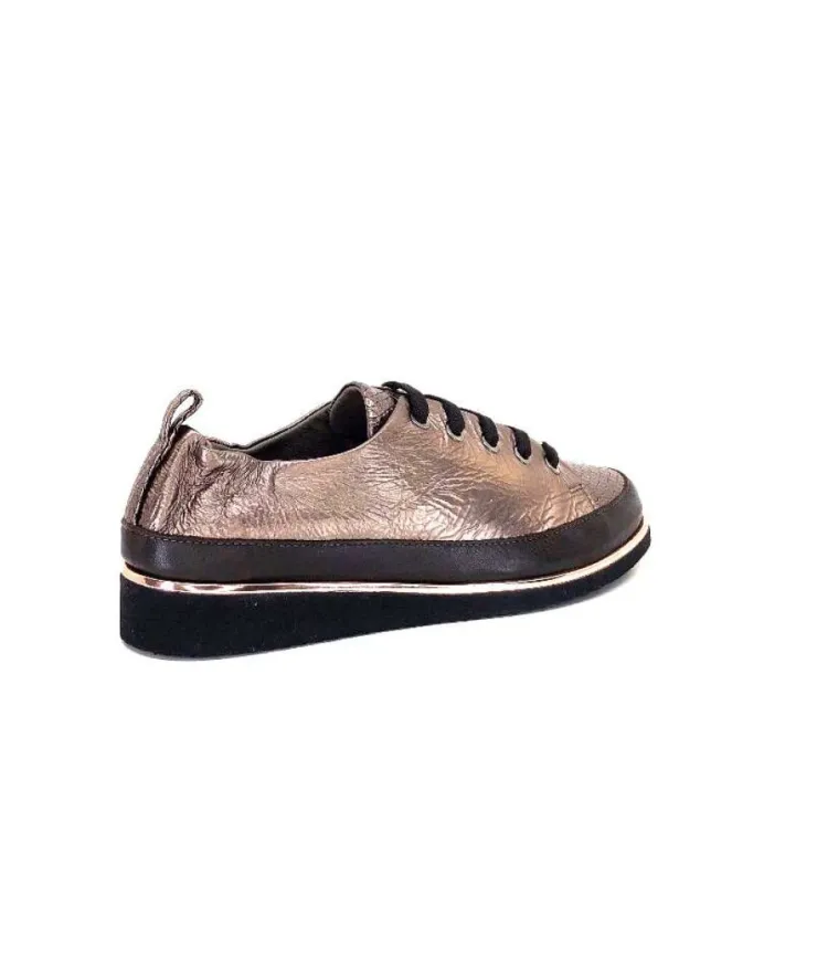 XSA 8010 Cuir Piton Bronze*Femme Baskets