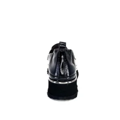 XSA 9921 Cuir Vernis Noir*Femme Mocassins