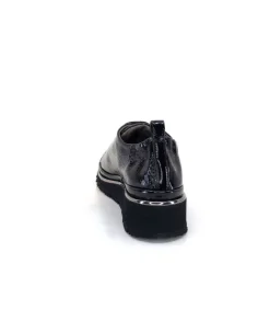 XSA 9721 Cuir Vernis Noir*Femme Baskets