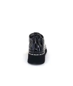 XSA 9721 Cuir Vernis Noir*Femme Baskets