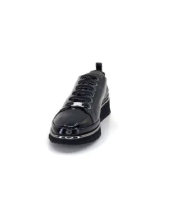 XSA 9721 Cuir Vernis Noir*Femme Baskets