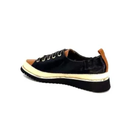 XSA 8010 F478 Nappa Cuir Noir & Camel*Femme Baskets