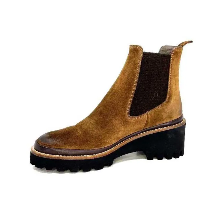 XSA 9176 London Daim Castagno*Femme Bottines