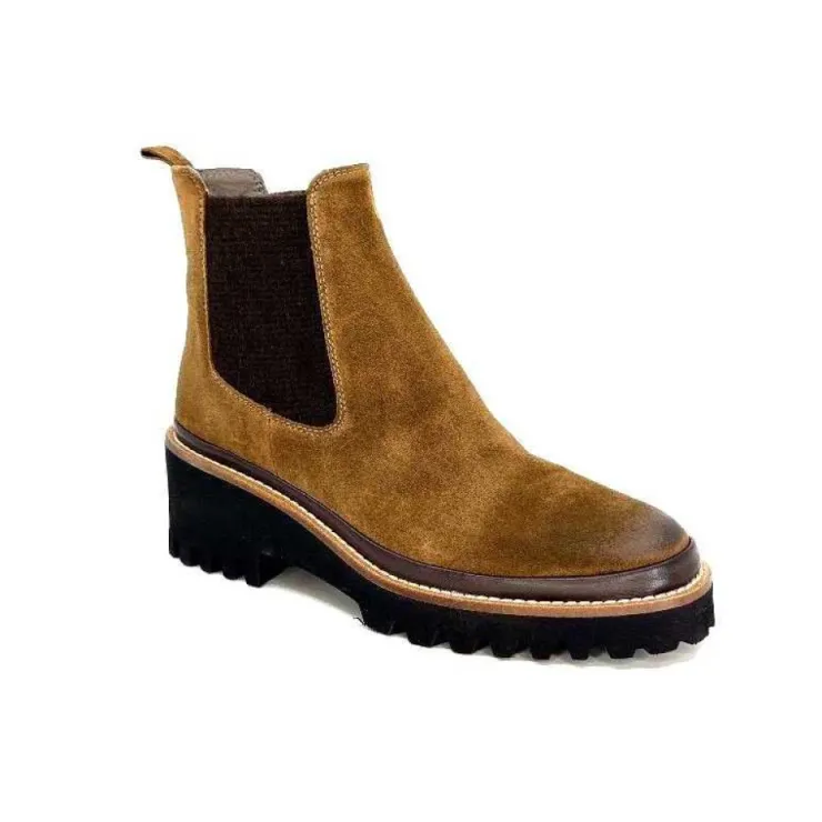XSA 9176 London Daim Castagno*Femme Bottines