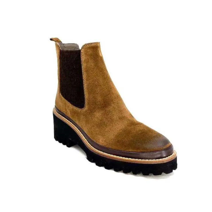 XSA 9176 London Daim Castagno*Femme Bottines