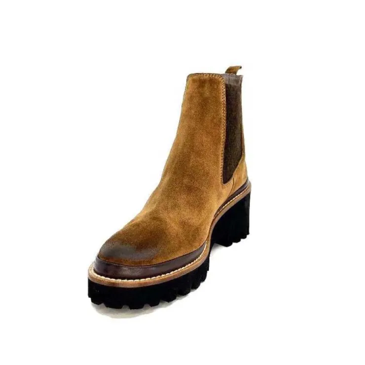 XSA 9176 London Daim Castagno*Femme Bottines