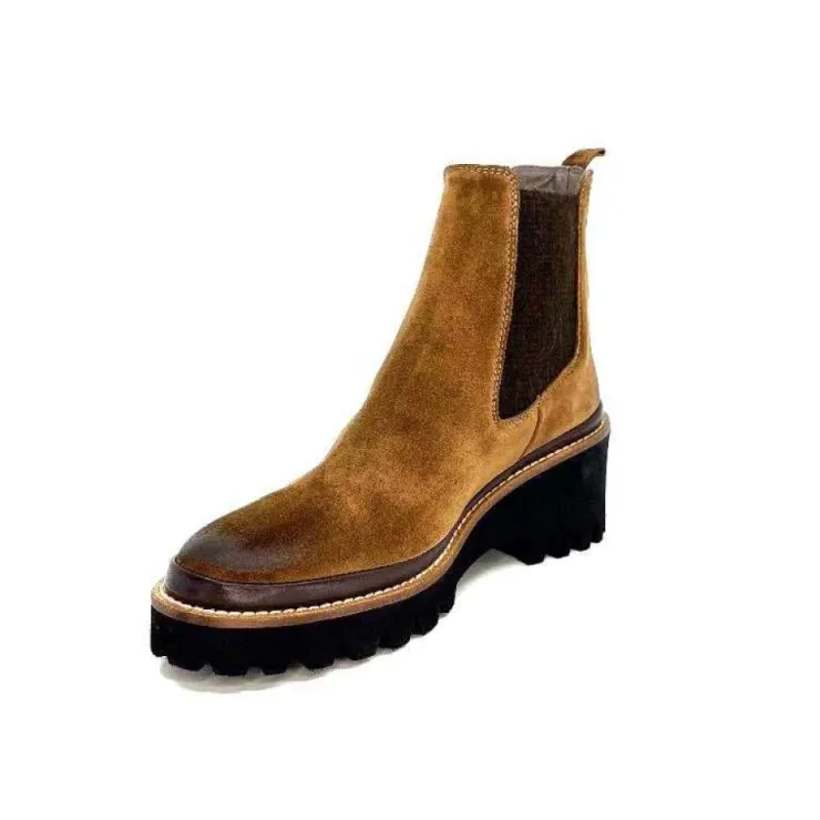 XSA 9176 London Daim Castagno*Femme Bottines