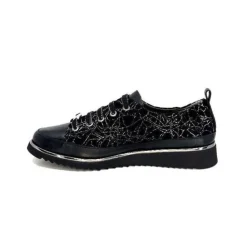 XSA 8010 Psiche Cuir & Daim Noir*Femme Baskets