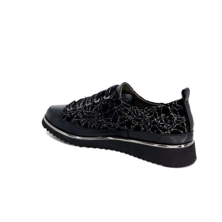 XSA 8010 Psiche Cuir & Daim Noir*Femme Baskets