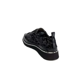 XSA 8010 Psiche Cuir & Daim Noir*Femme Baskets