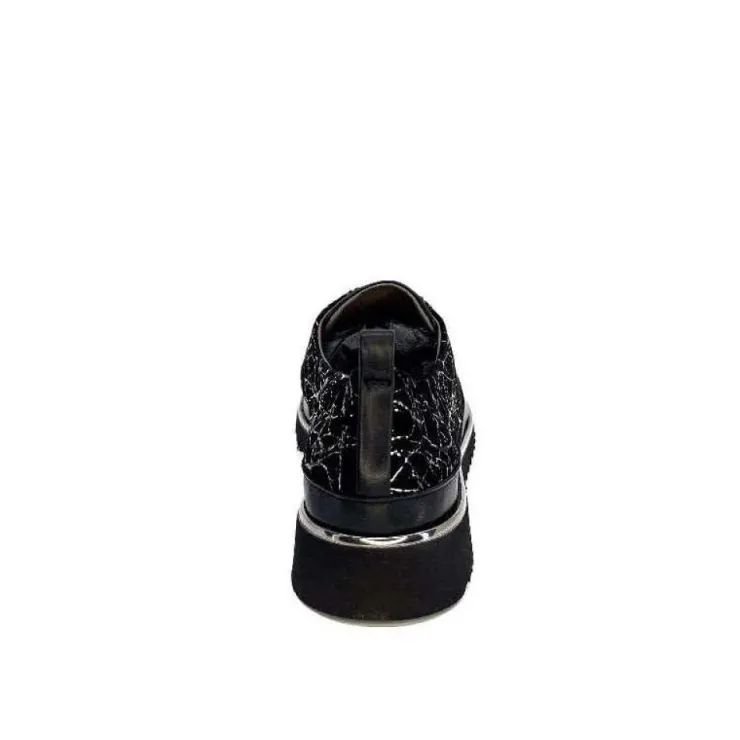 XSA 8010 Psiche Cuir & Daim Noir*Femme Baskets