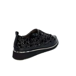 XSA 8010 Psiche Cuir & Daim Noir*Femme Baskets