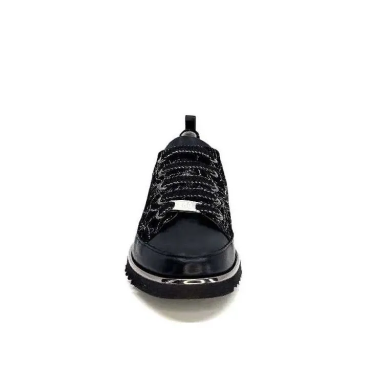 XSA 8010 Psiche Cuir & Daim Noir*Femme Baskets