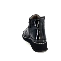 XSA 9811Cuir Vernis Noir*Femme Baskets