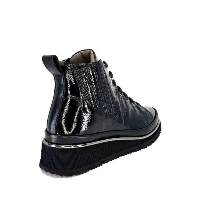 XSA 9811Cuir Vernis Noir*Femme Baskets