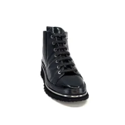 XSA 9811Cuir Vernis Noir*Femme Baskets