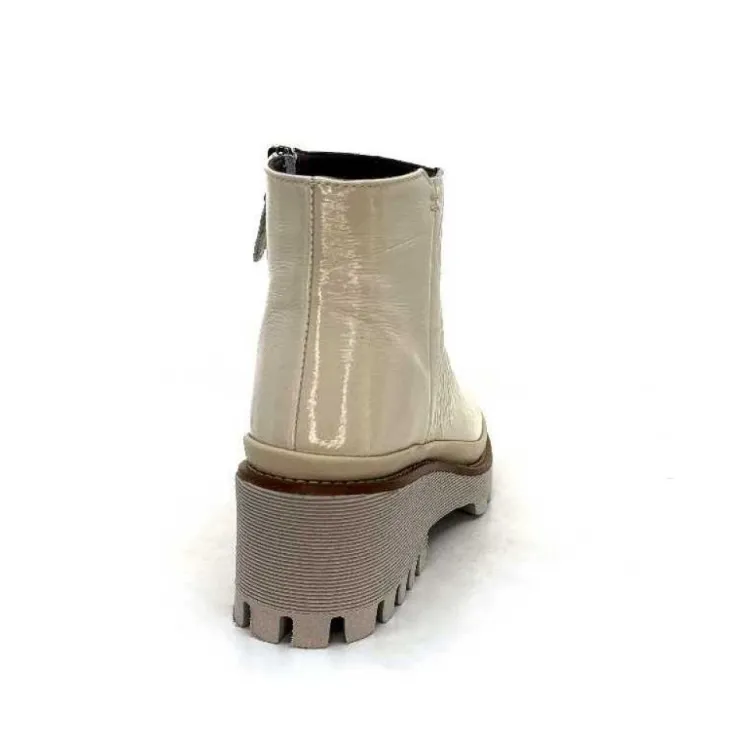 XSA 9177-F520 Cuir Vernis Grege*Femme Bottines